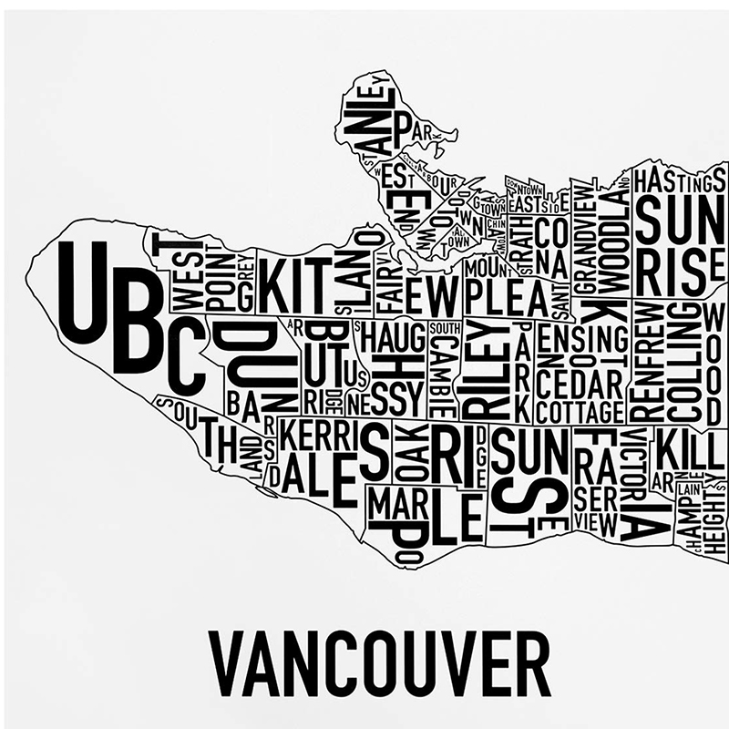 Map of Vancouver Neighbourhoods