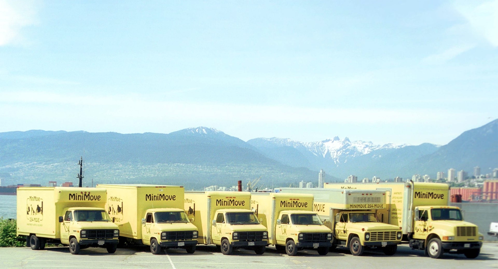 MiniMove's fleet of moving trucks